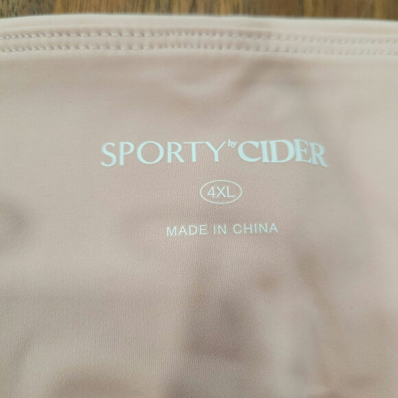 Sporty by Cider Pink Athletic Skort Skirt Shorts Size 4x - Picture 3 of 9